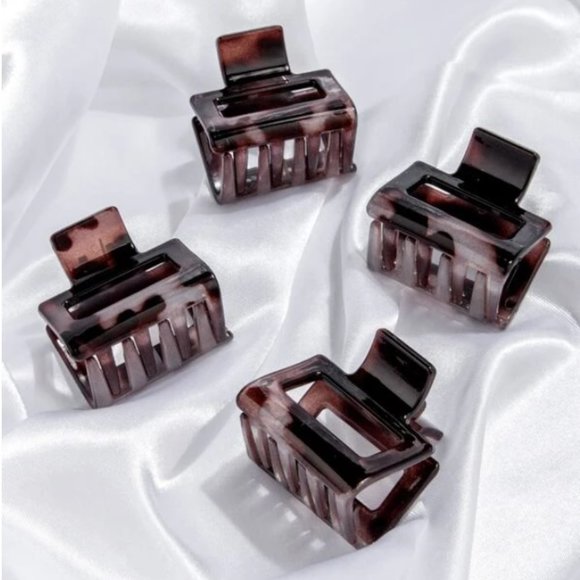 4pcs Resin Hair Claw Set - Picture 3 of 4